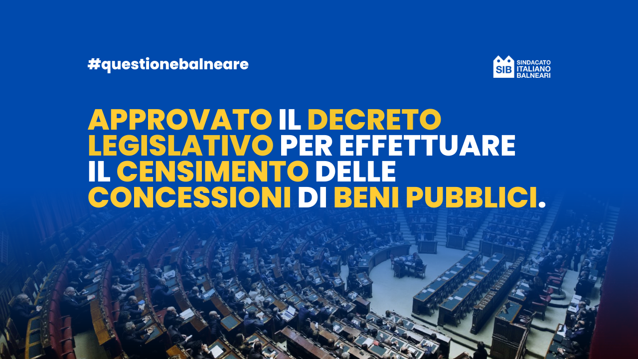 decreto legislativo censimento concessioni