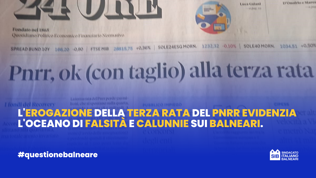 SIB erogazione terza rata pnrr