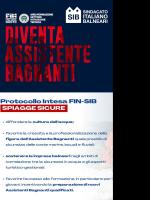 DIVENTA ASSISTENTE BAGNANTE